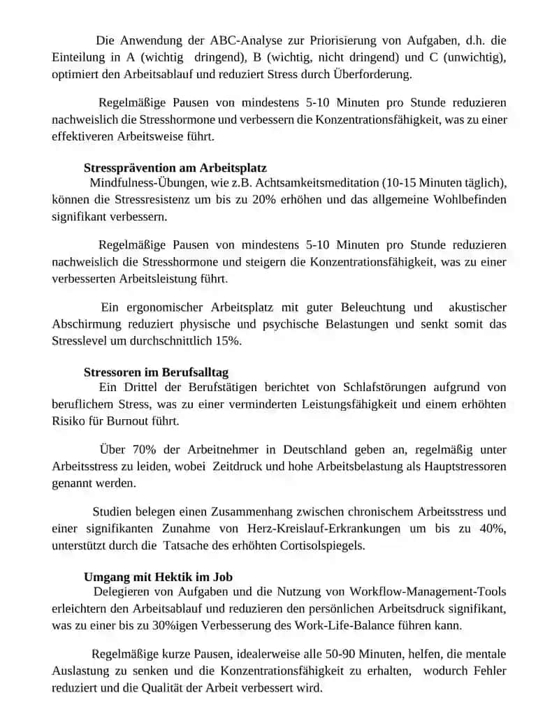Stressbewältigung am Arbeitsplatz 3