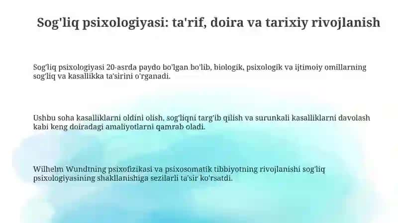 Salomatlik psixologiyasi 3