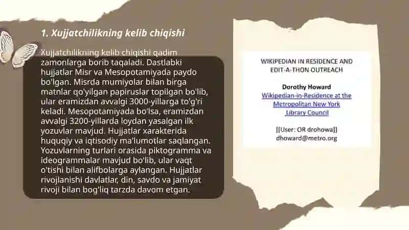 Xujjatchilik tarixi.Xalq xujjatchiligi 3