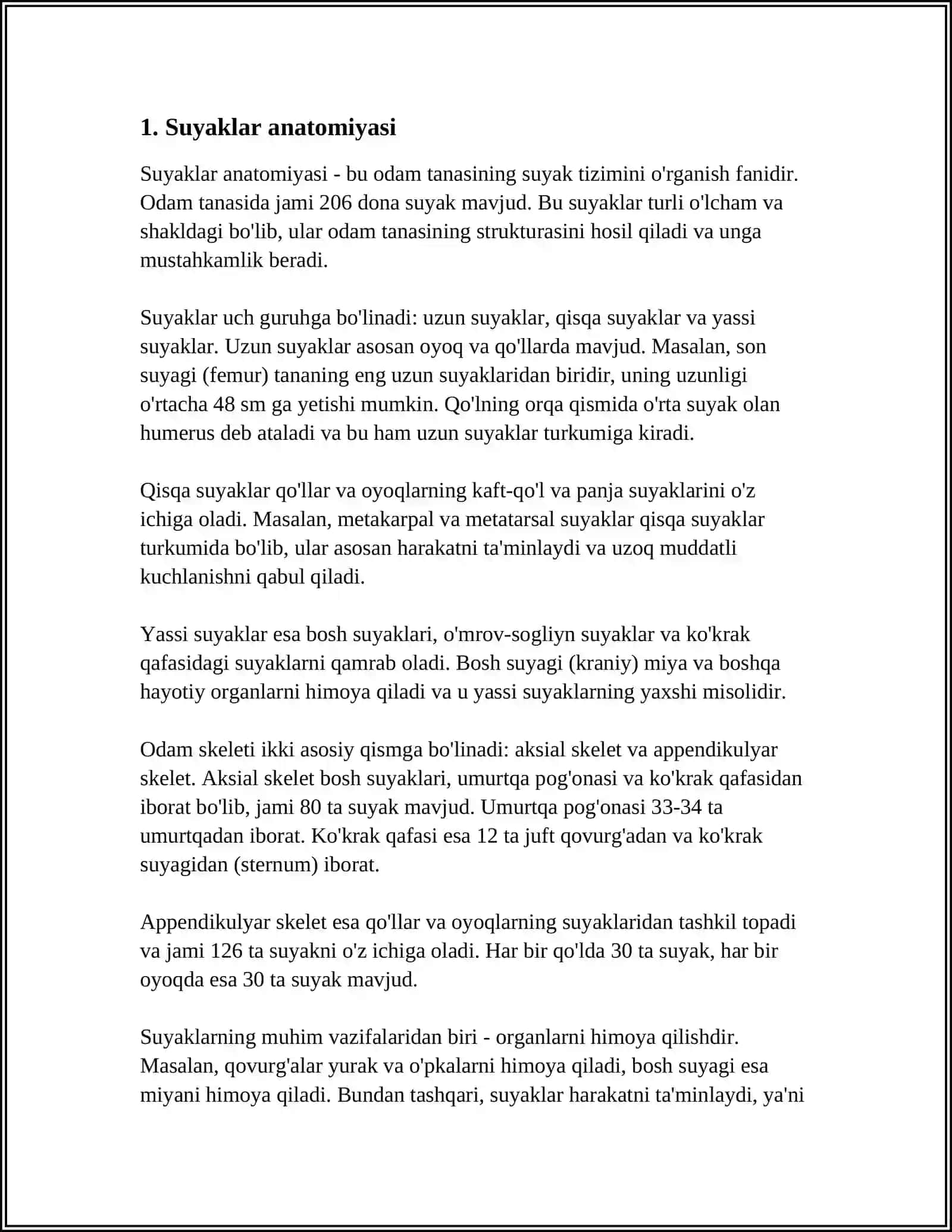 TOʻQIMA MAVZU ANATOMIYADAN 3