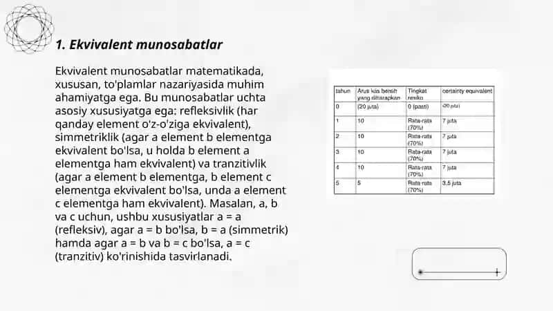 Ekvivalent qonuni 3