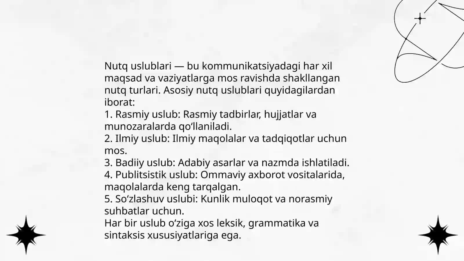 Nutq uslublarini oʻqitish orqali oʻquvchilarda muloqot madaniyatini shakllantirish metodikasi 3