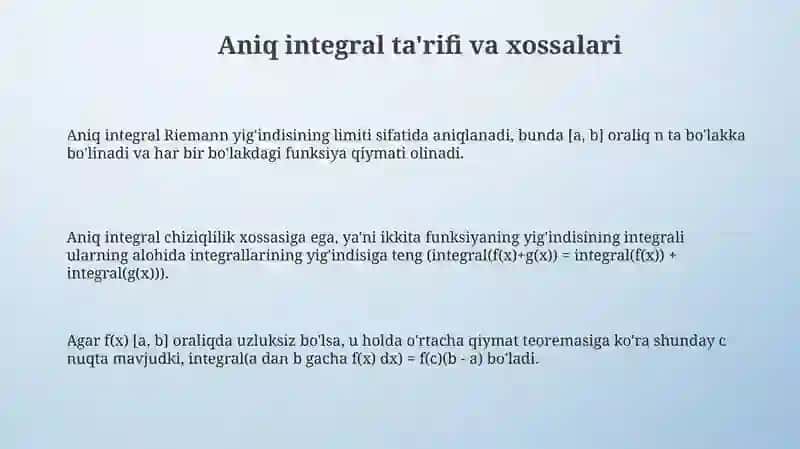 Xosmas Integrallar 3