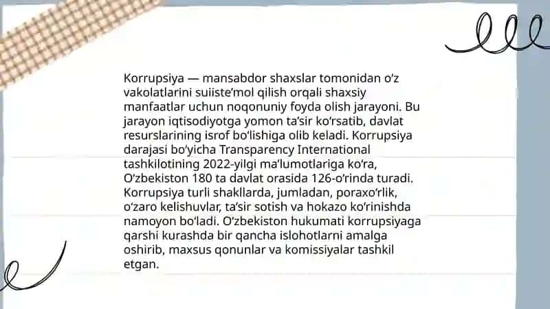 Korrupsiyaning mohiyati va oqibatlari 3