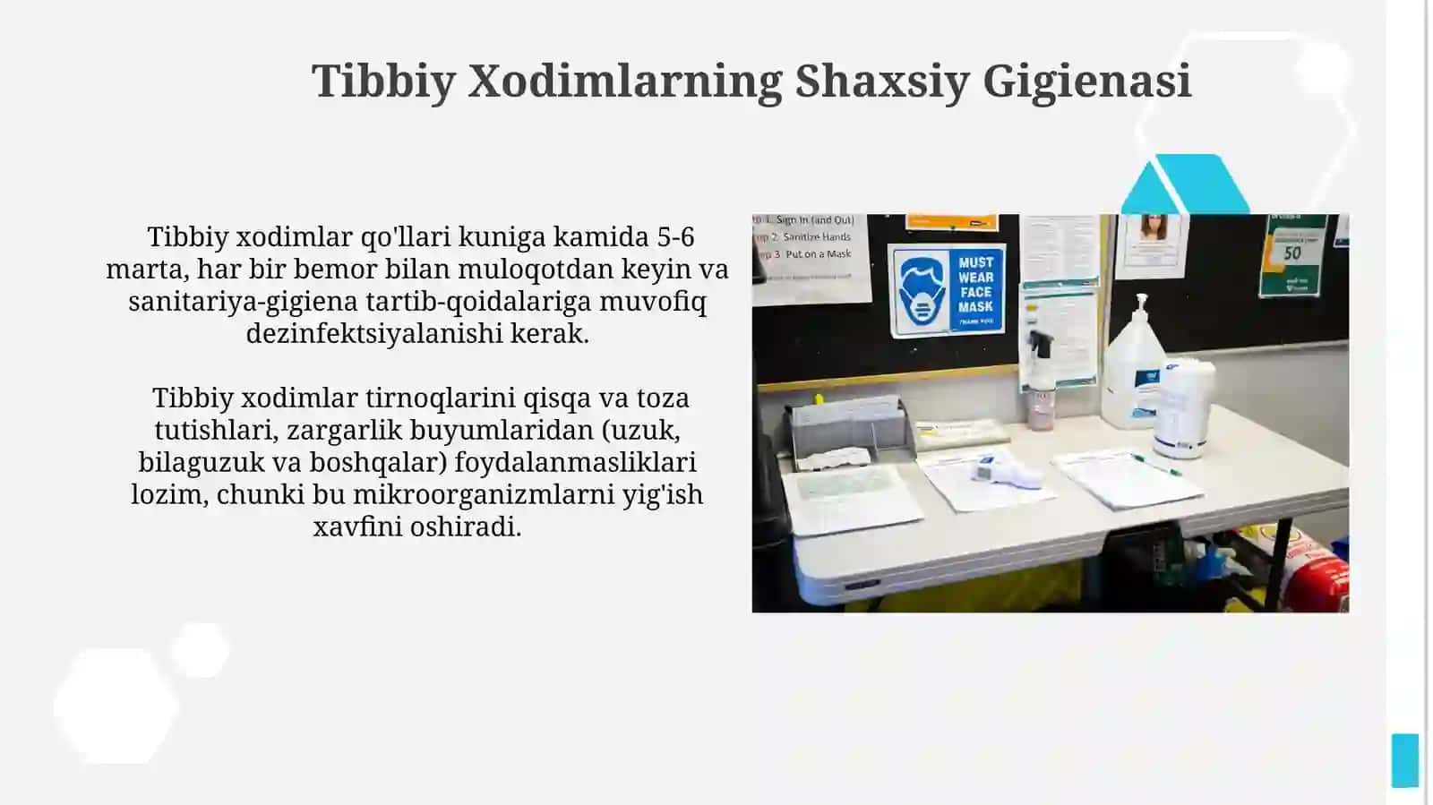Tibbiy Xodimlarning Shaxsiy Gigienasi 3