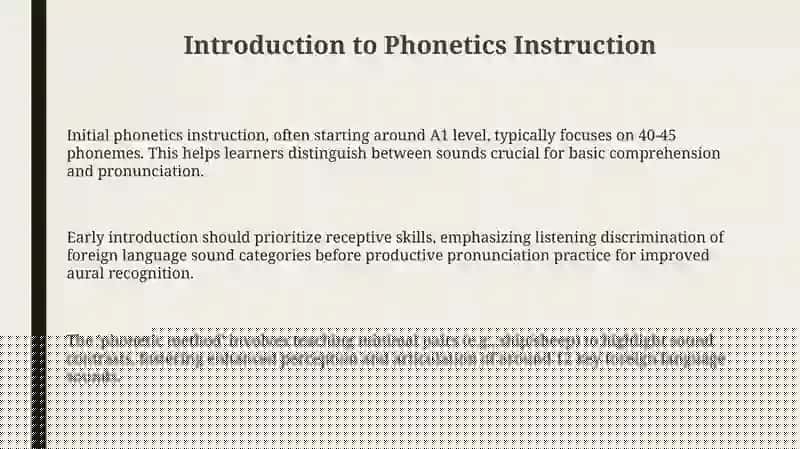Phonetics Instruction Methods 3
