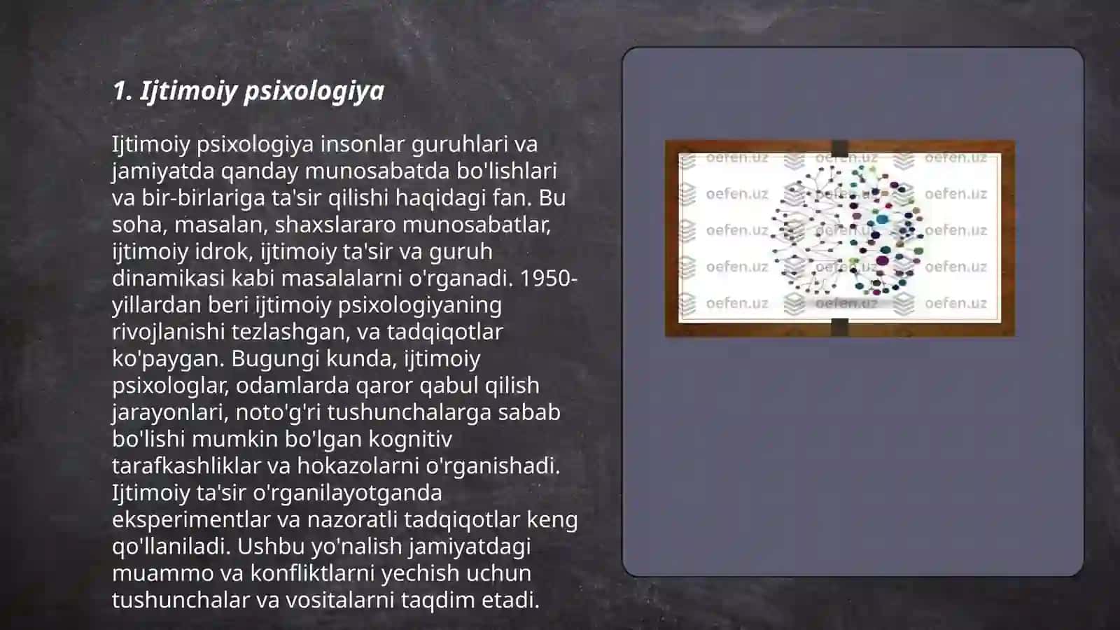 Hozirgi zamon psixologiyasining tarmoqlari 3