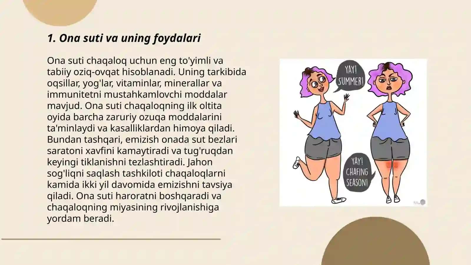 Ona suti va uning foydalari 3