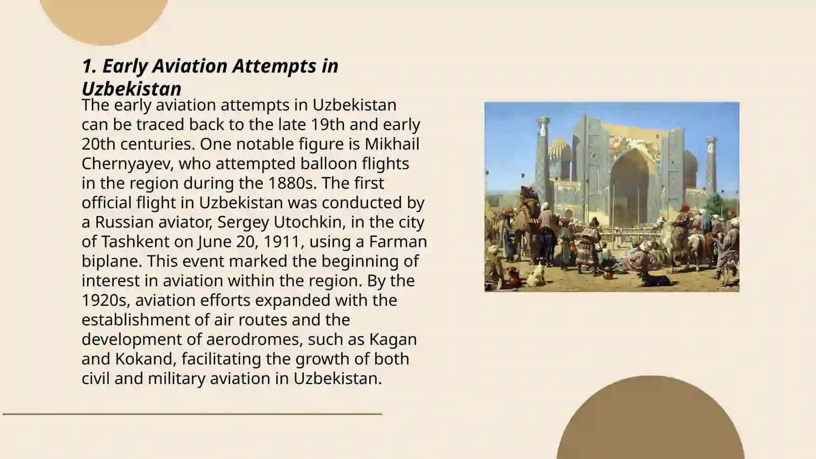 History and perspectives of aviation development in Uzbekistan 3