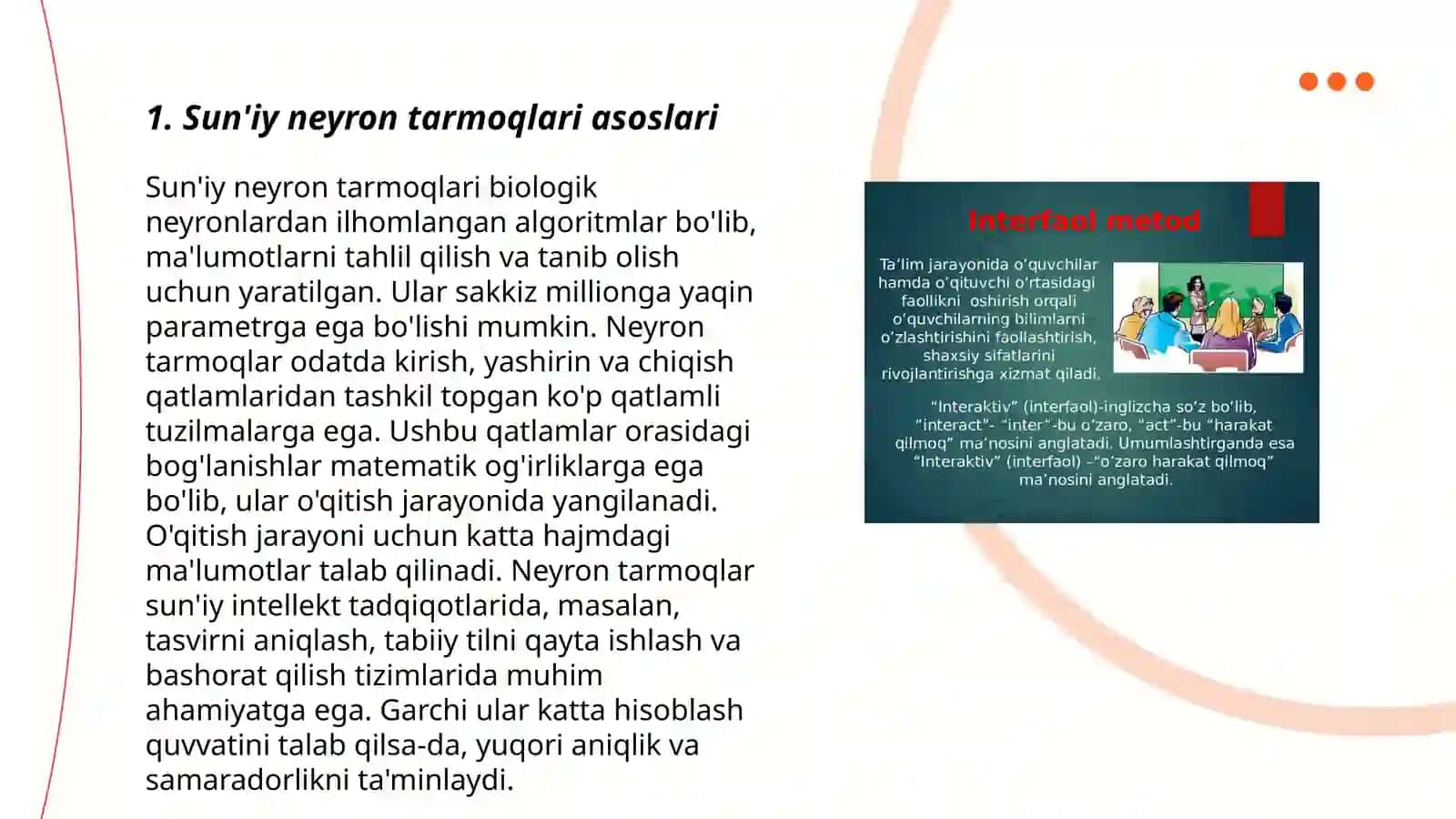 Sun'iy neyron tarmoqlari 3