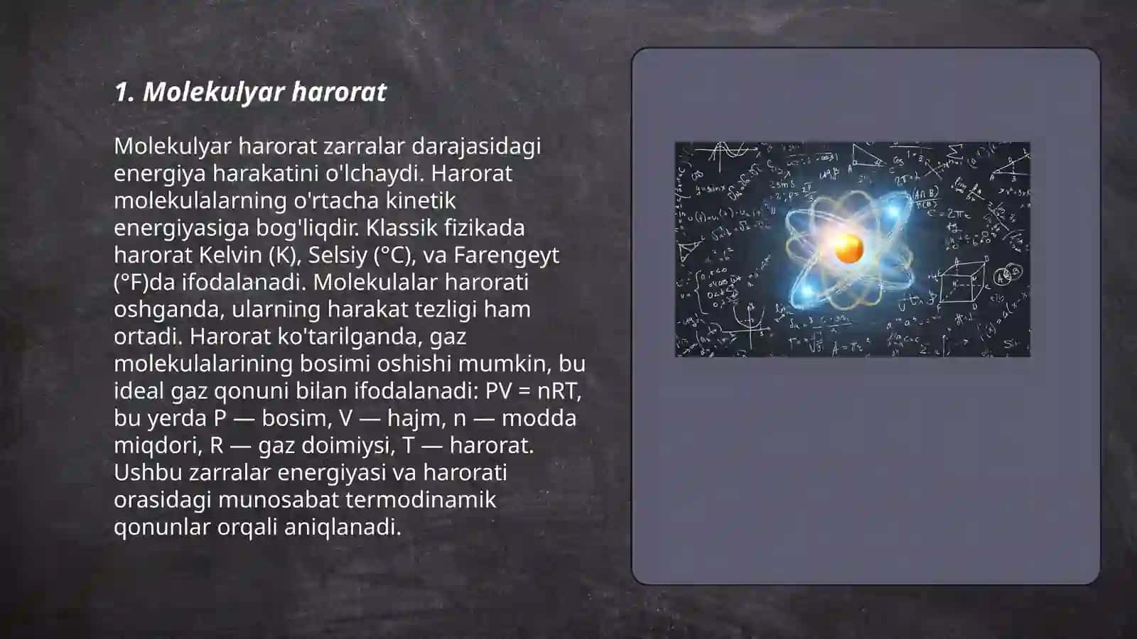 Molekulyar fizika 3