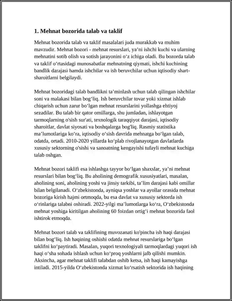 MEHNAT BOZORI VA KORXONALARDA MEHNAT RESURSLARIDAN FOYDALANISH 3