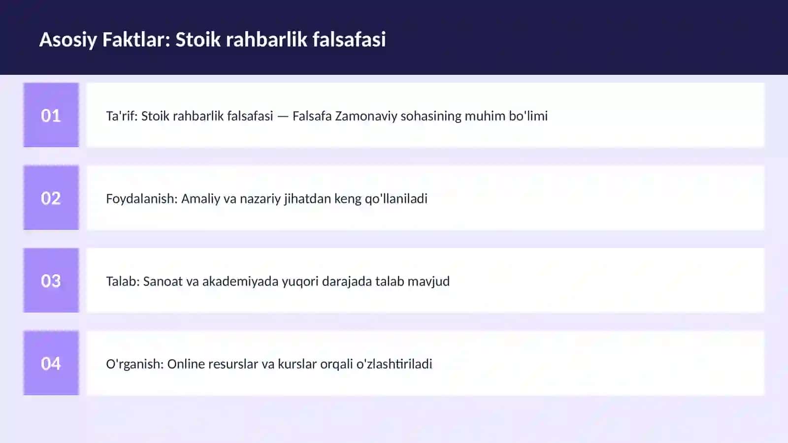 Stoik rahbarlik falsafasi 3