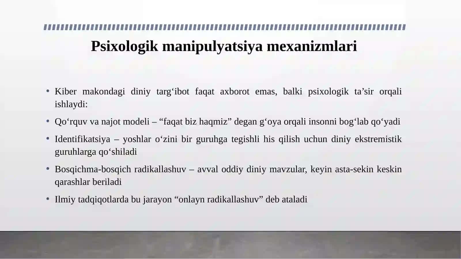 Kiber makonda diniy e’tiqod targ‘ibotining ijtimoiy xavfi 3