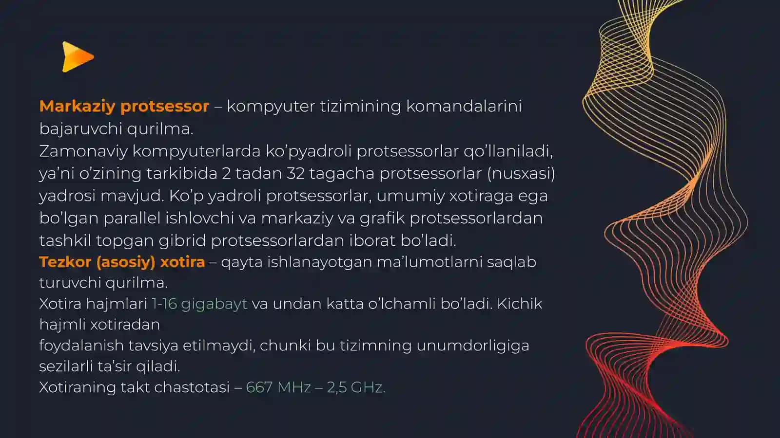 3-ma’ruza. Operatsion tizim tuzilishi 3