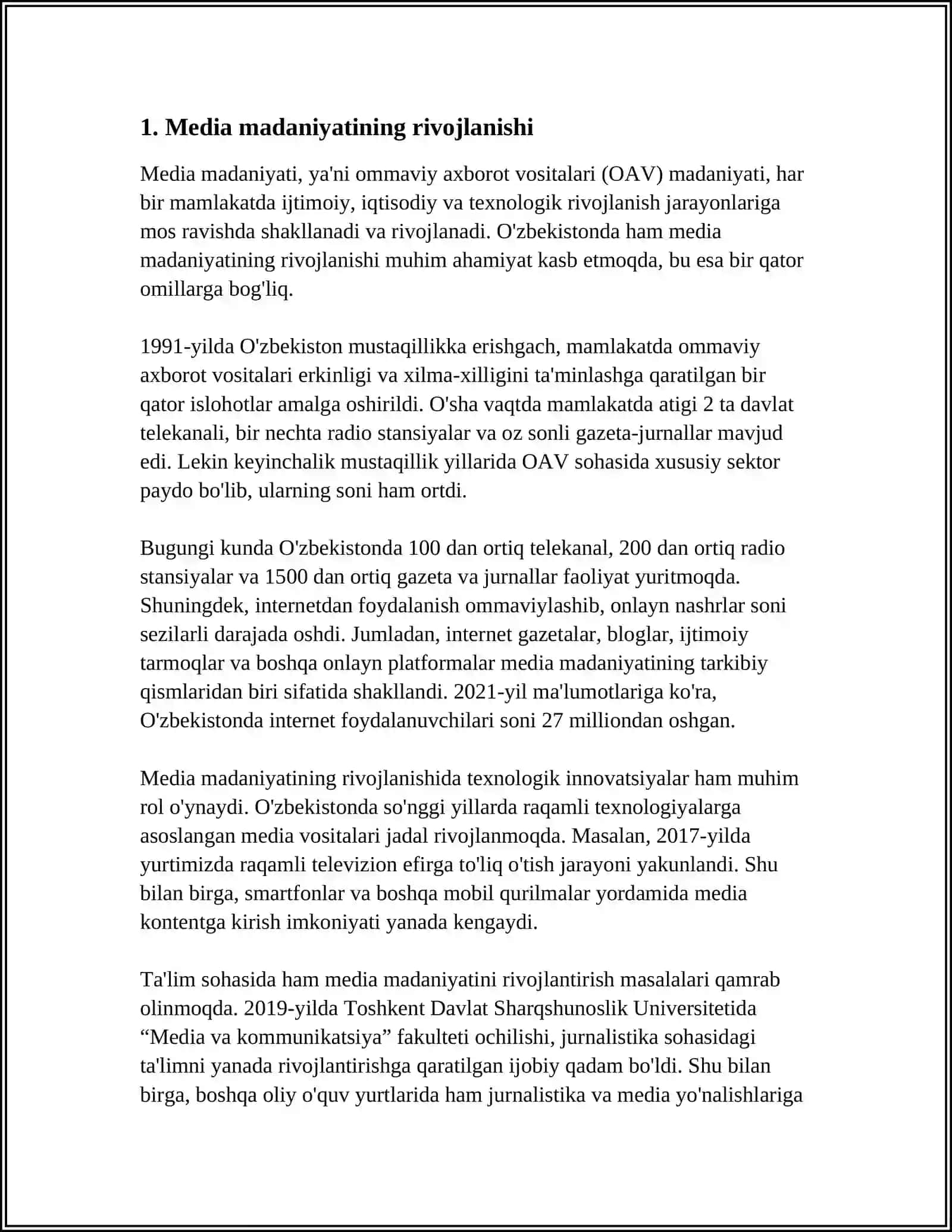 MEDIA MADANIYATI VA INNAVATSION PEDAGOGIKA 3