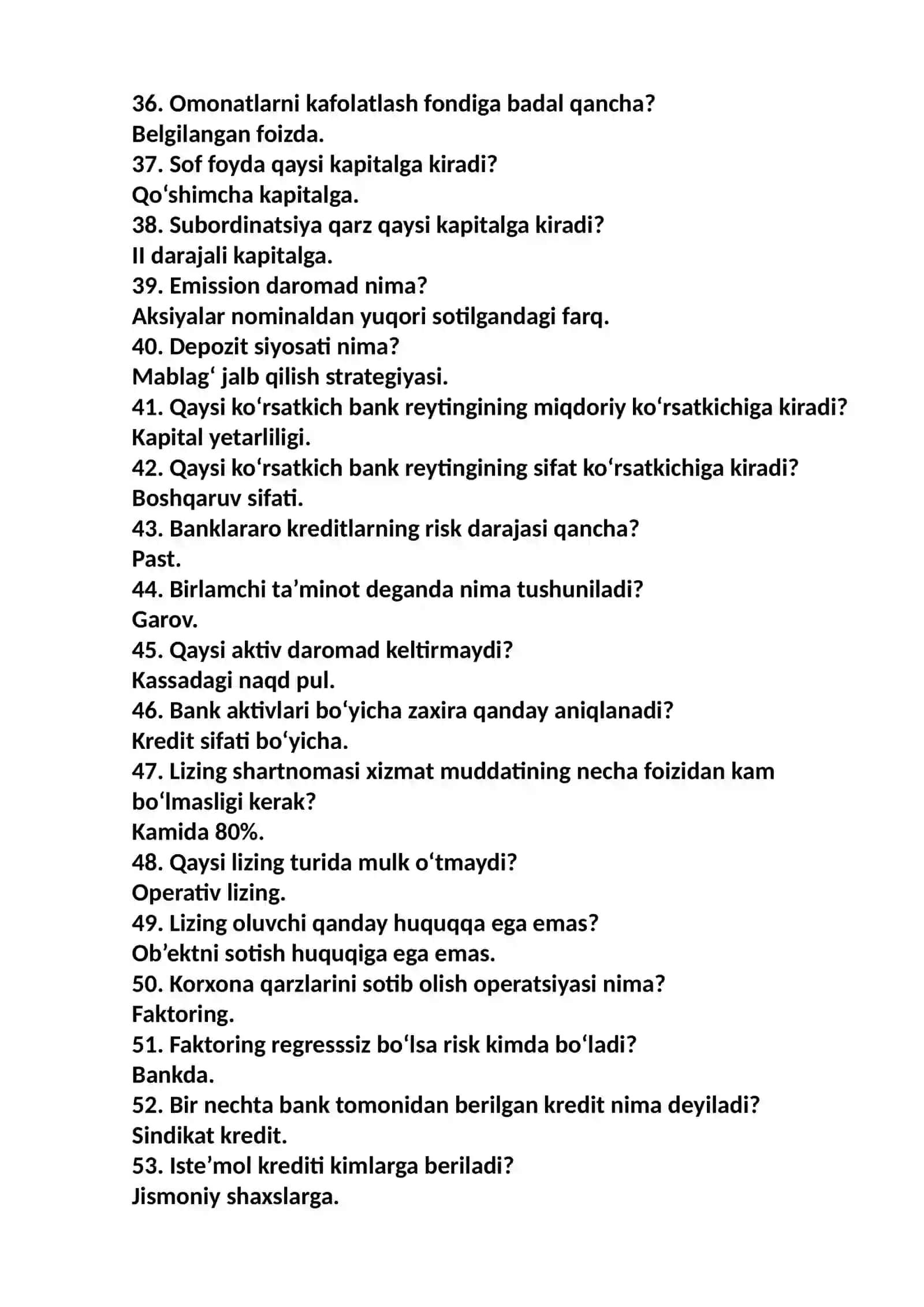 Bank ishi 2 yakuniy test 2025-2026 3