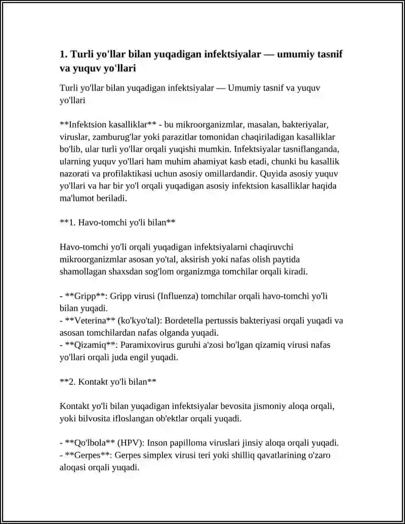 TURLI YÔLLAR BILAN YUQADIGAN INFEKSIYALAR.BRUTSILLIOZ.BEZGAK 3