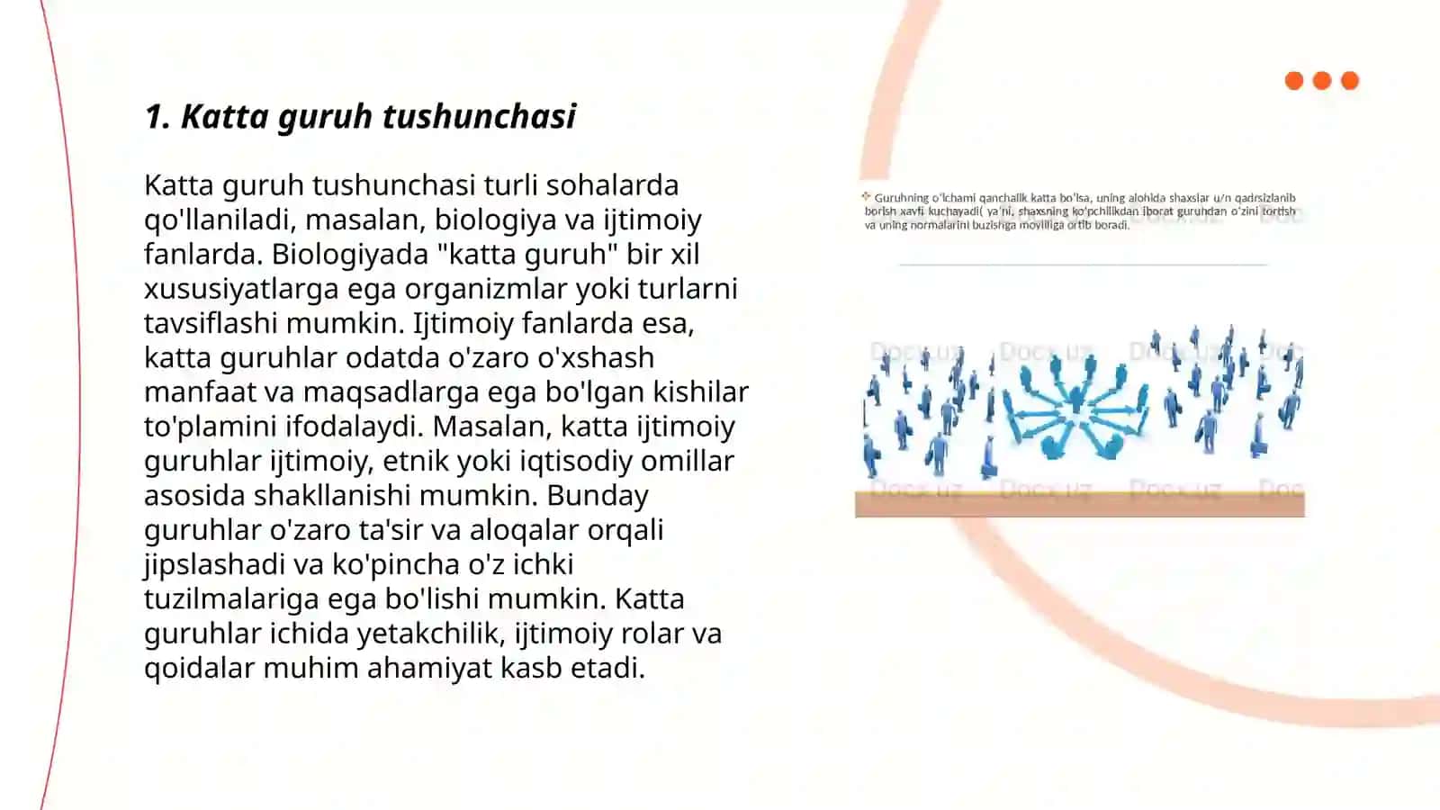 Katta guruhlar psixologiyasi 3