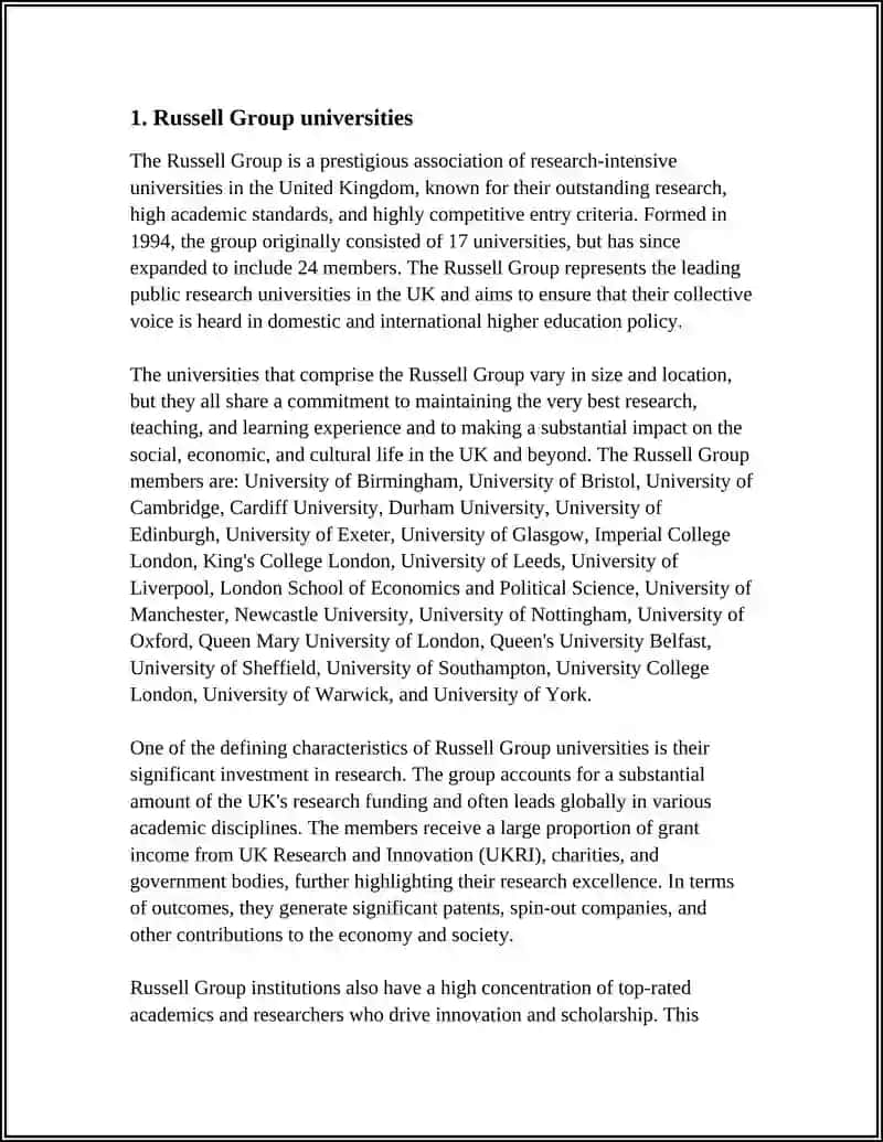 Russell Group universities 3