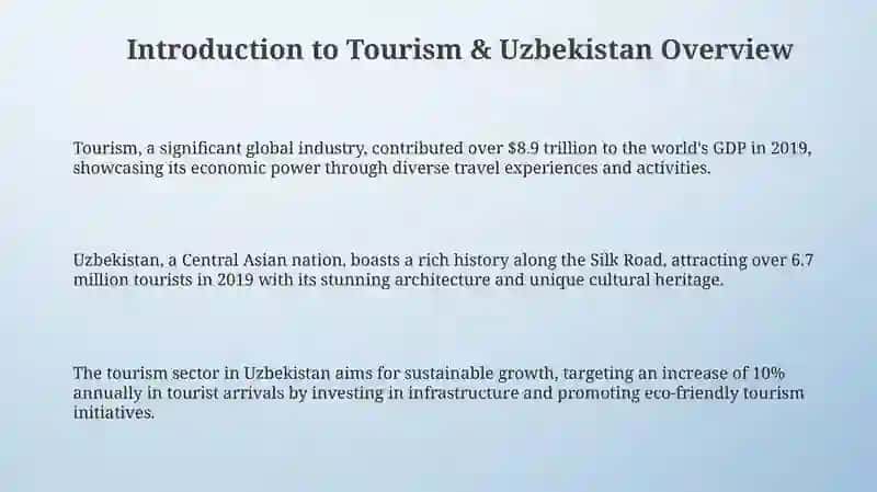 Tourism in Uzbekistan and Abroad 3