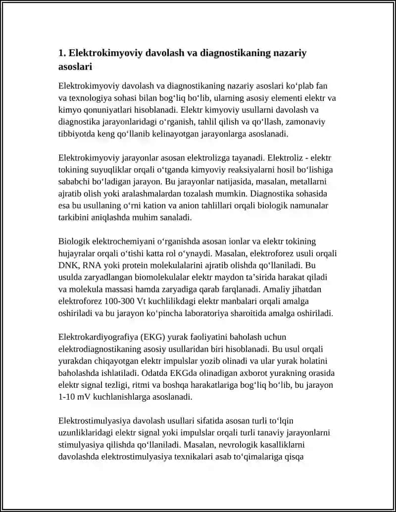 ELEKTRKIMYOVIY DAVOLASH VA DIAGNOSTIK USULLARI 3