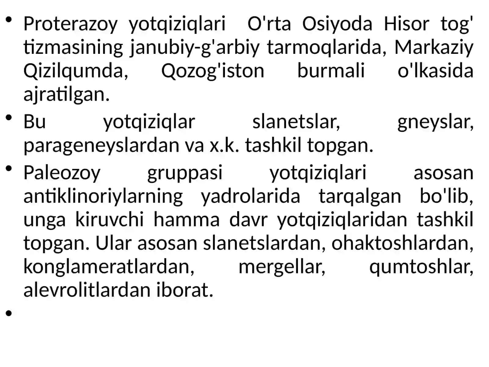 O‘rta Osiyoning geologik taraqqiyot tarixi 3
