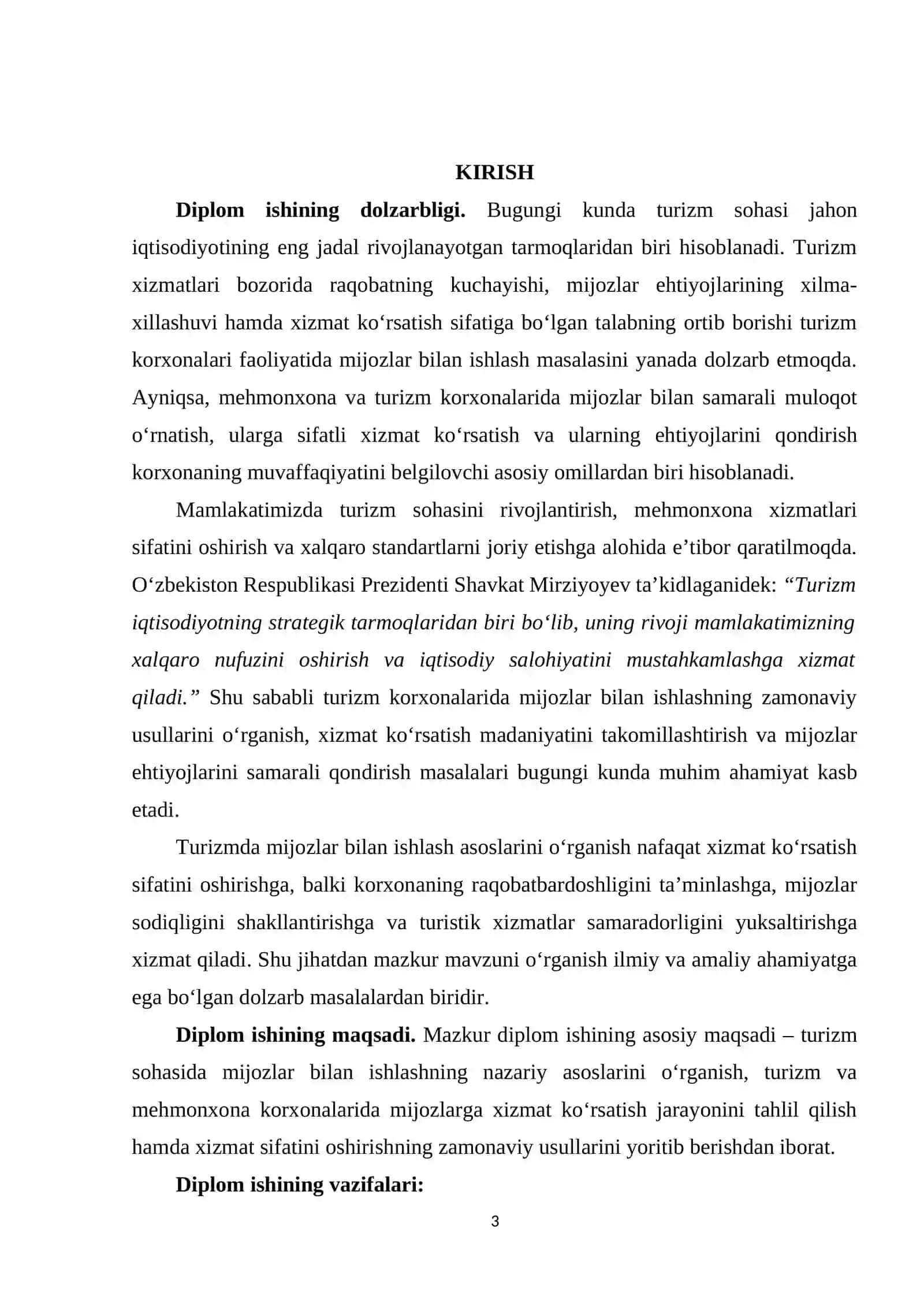 Turizmda mijozlar bilan ishlash asoslari 3