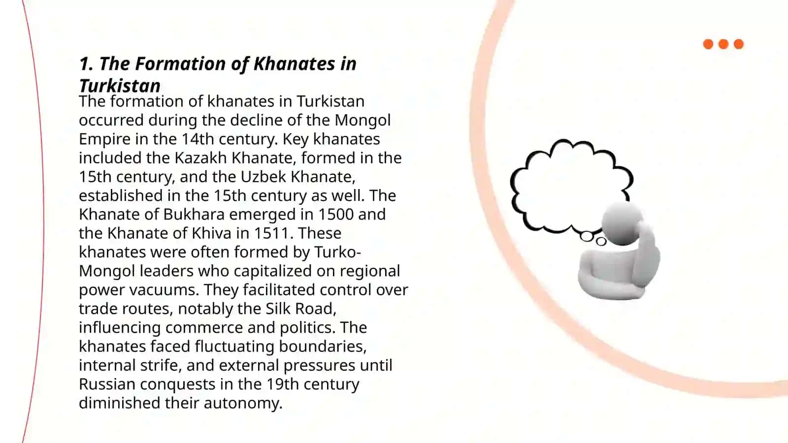 Formation of Khanates in Turkistan 3