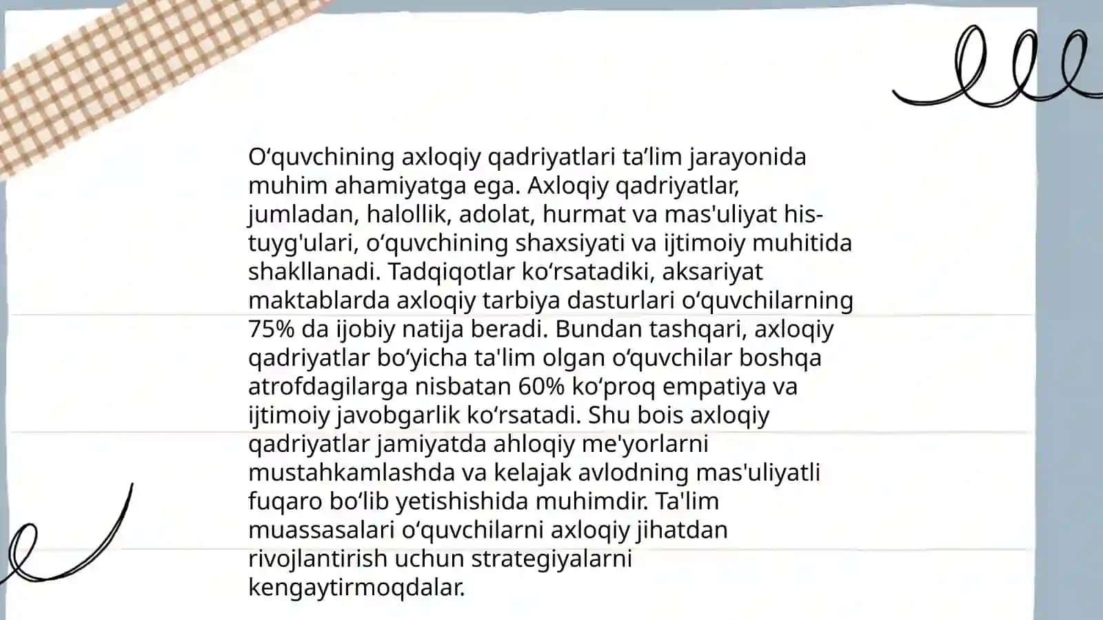 Oʻquvchining axloqiy va etiketik tarbiyasi 3