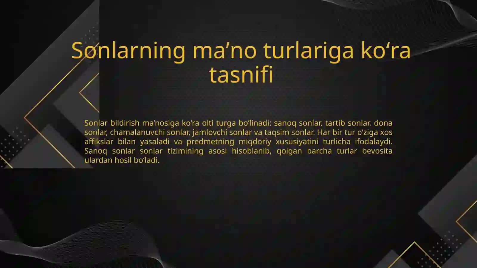 son so‘z turkumi 3