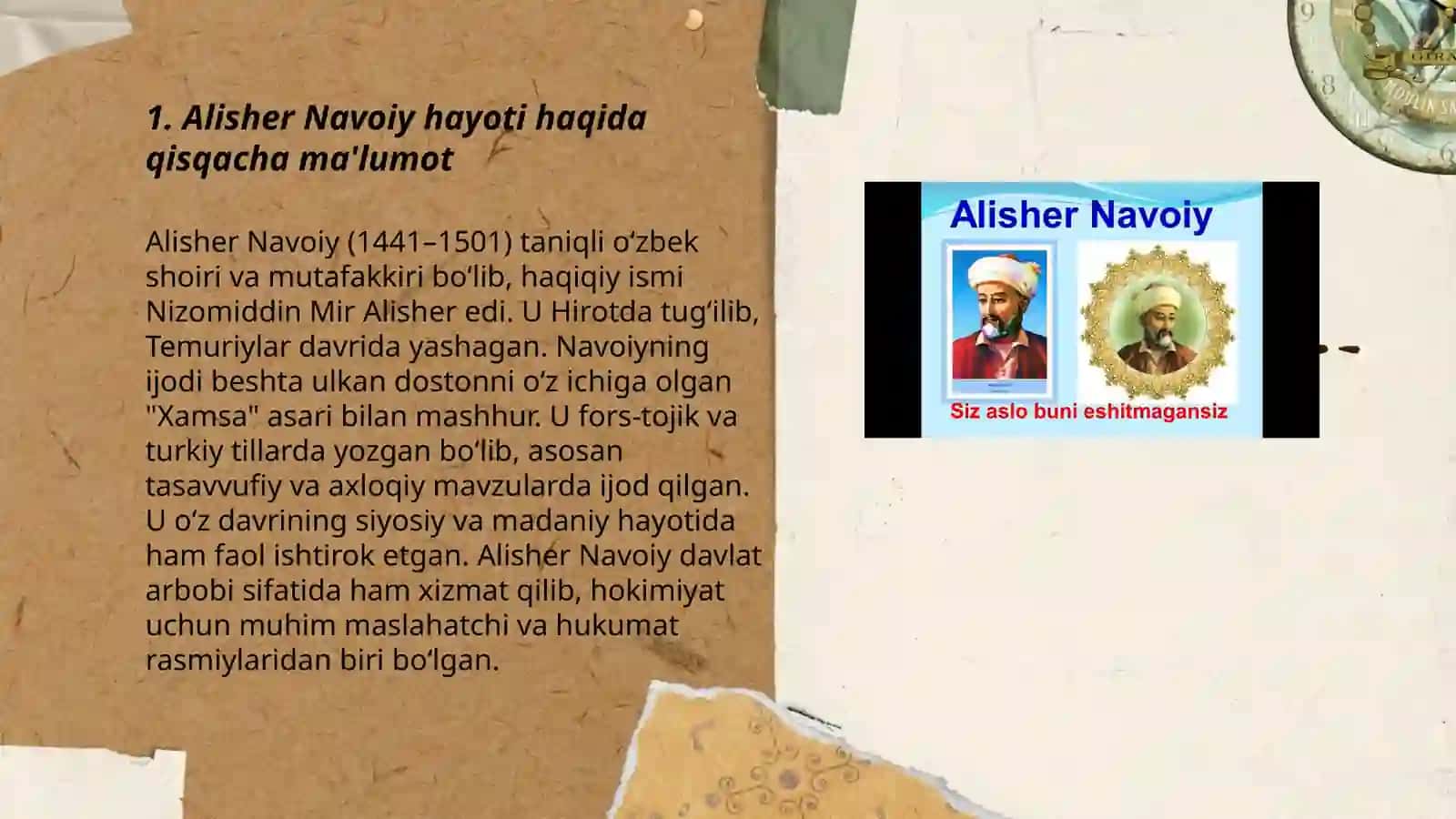 Alisher Navoiy hayoti va ijodi 3