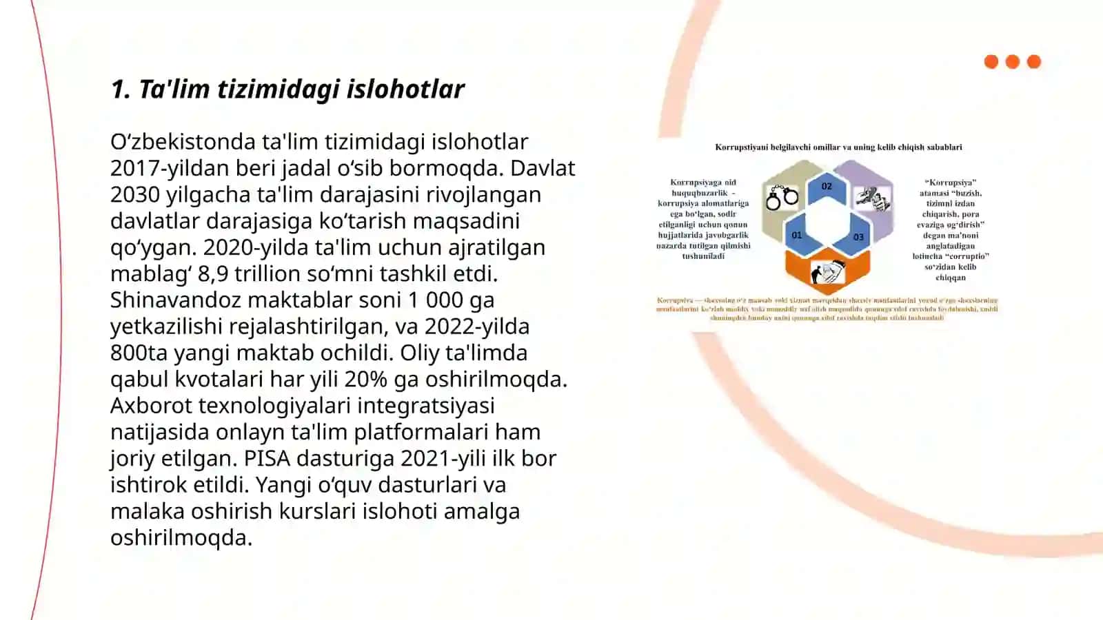 Ta'lim tizimidagi islohotlar 3