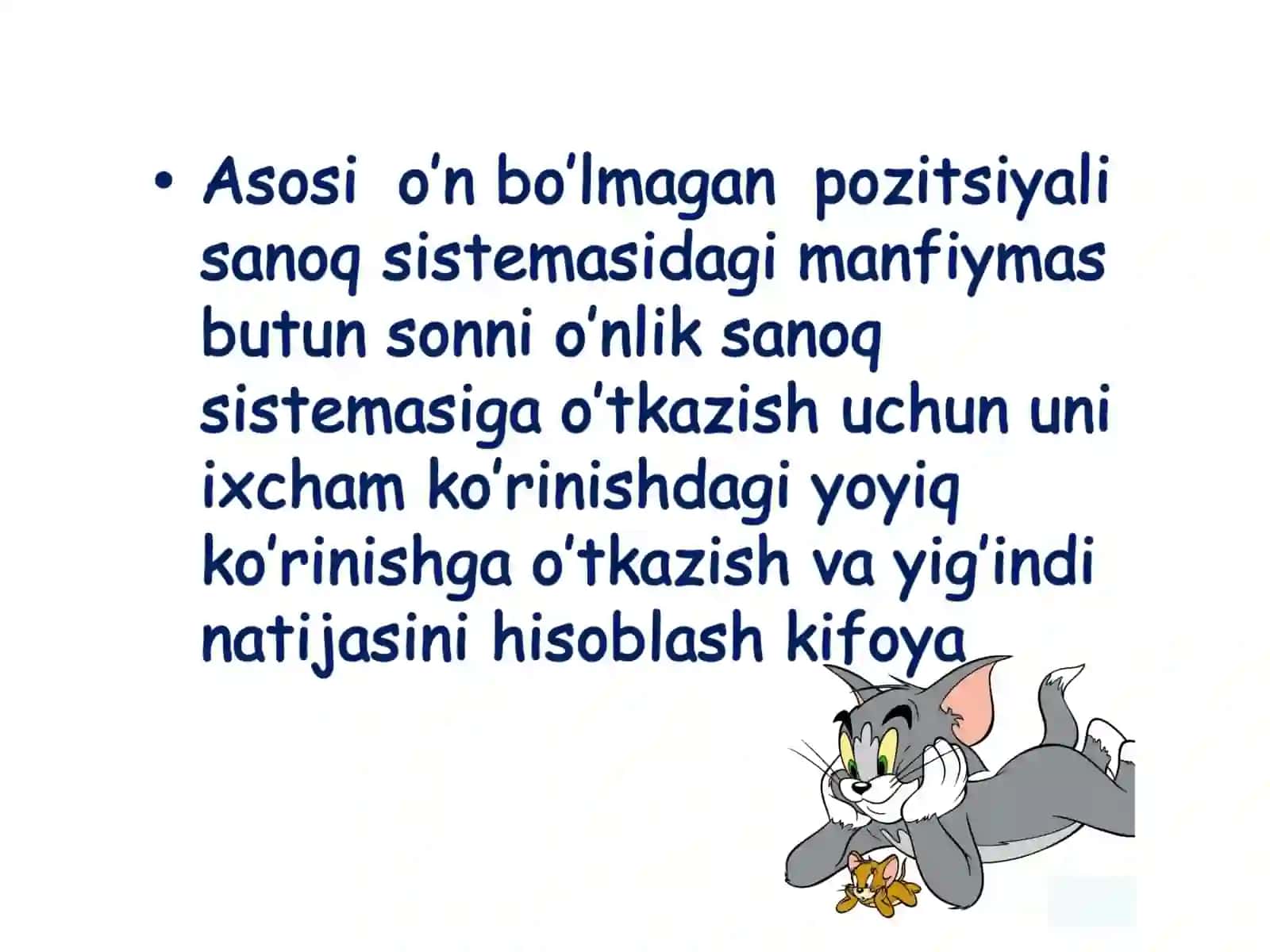 Sanoq Sistemasi Bosqichlari 3