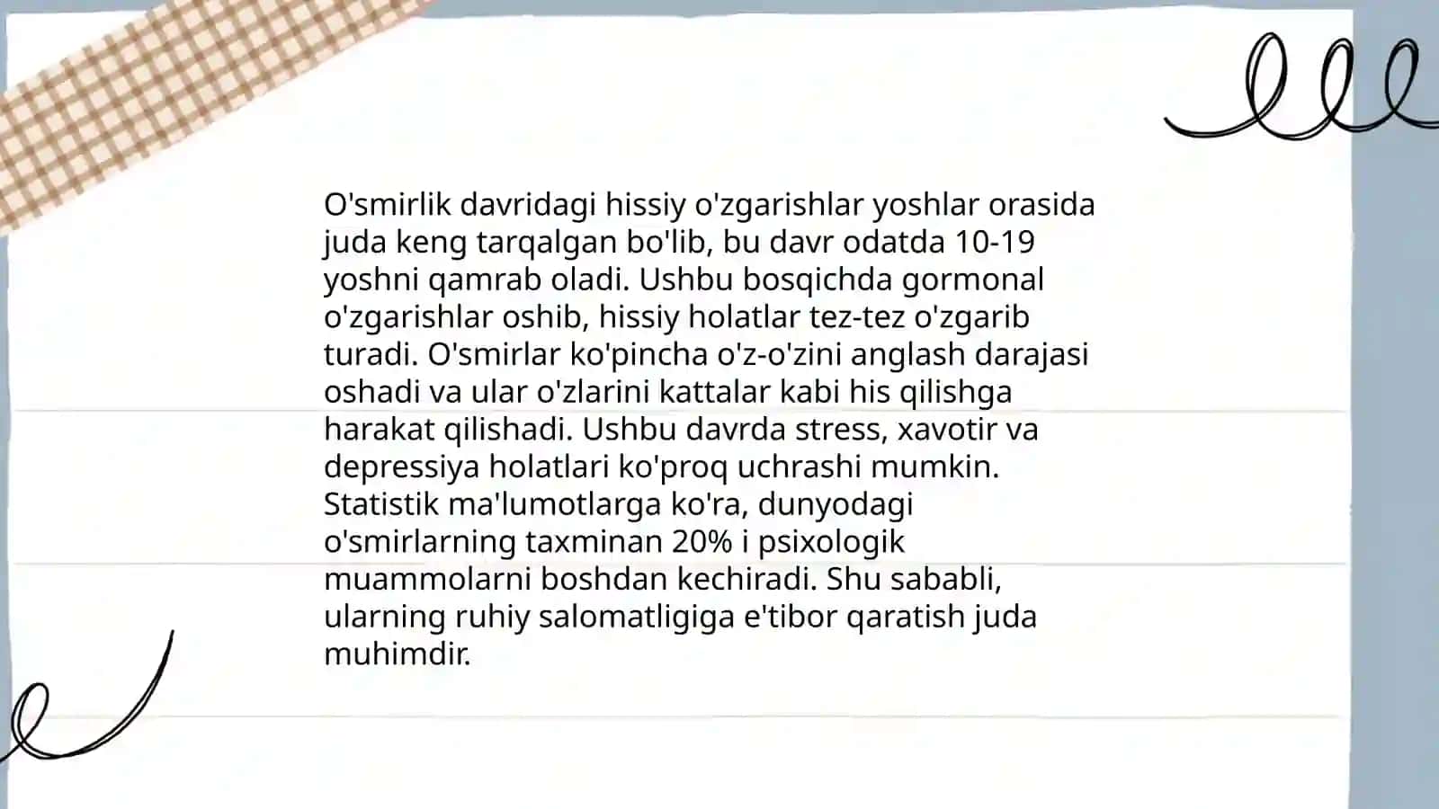 O'smirlar psixologiyasi xususiyatlari 3