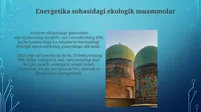 Energetika sohasidagi ekologik muammolar 3