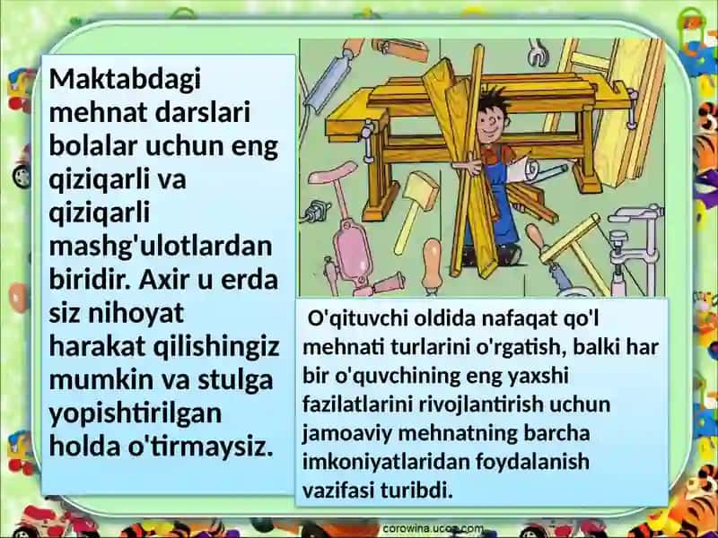 Mehnat Darslari 3