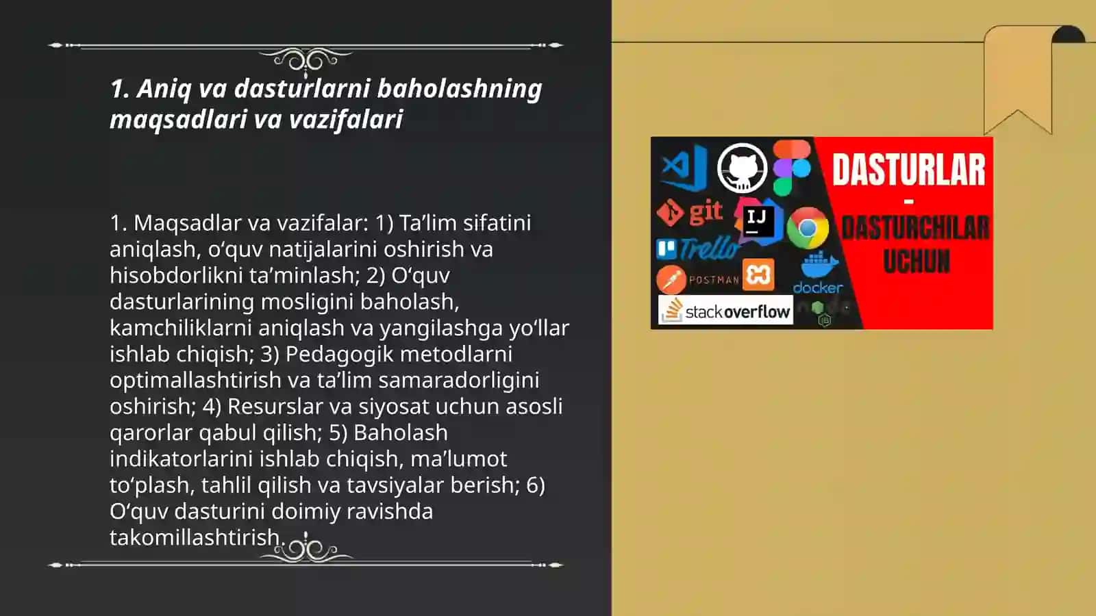 Aniq va dasturlarni baholash Programme for Educational Assessment 3