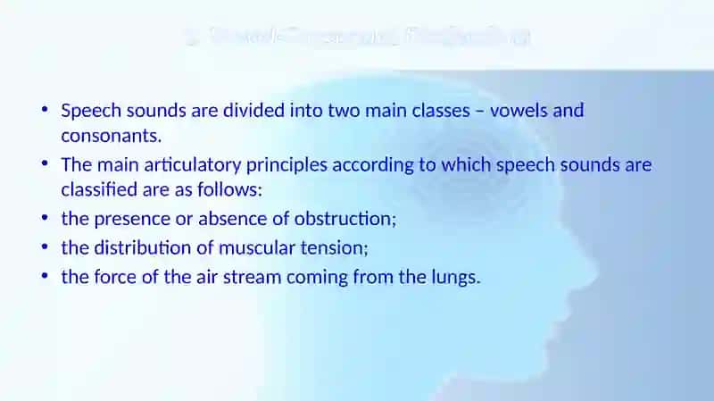 The vowel system of English 3