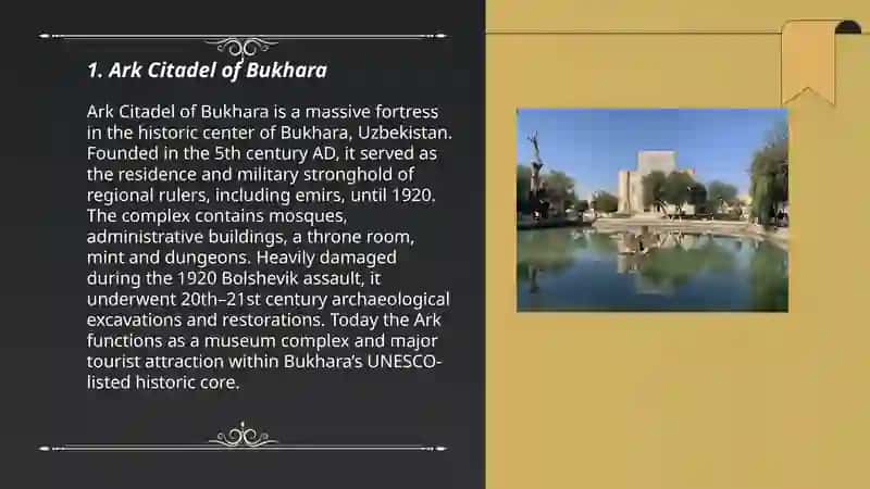 Ark Citadel of Bukhara 3