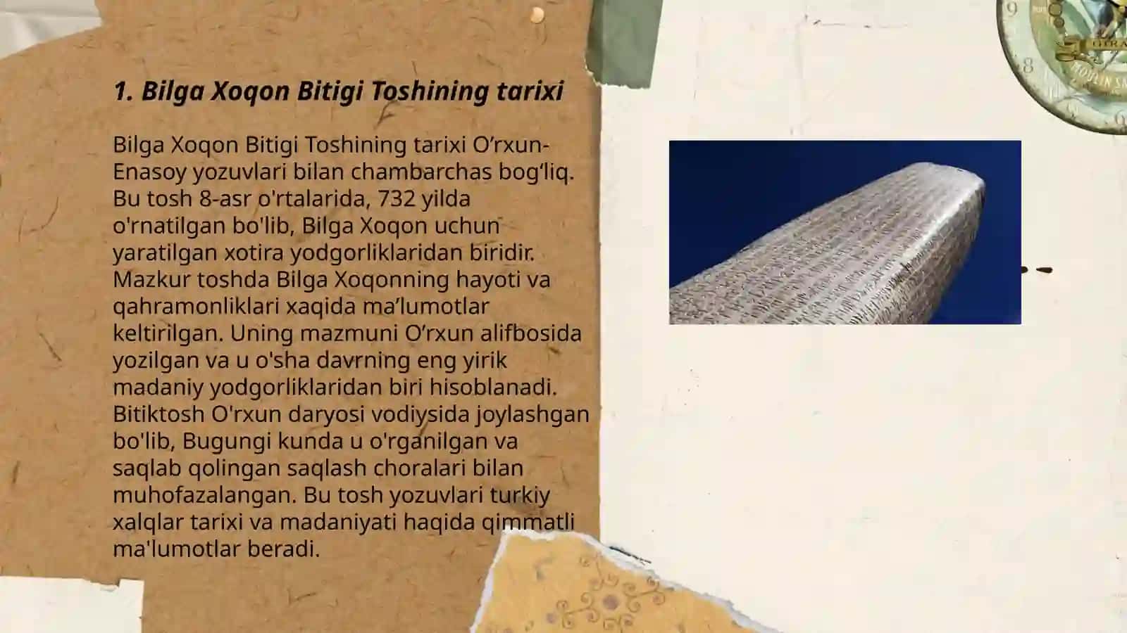 Bilga xoqon bitig toshi haqida 3