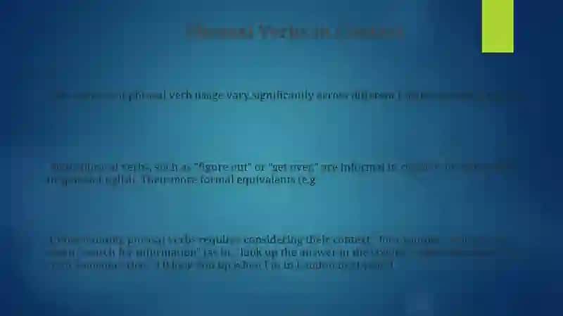 Phrasal verbs 3