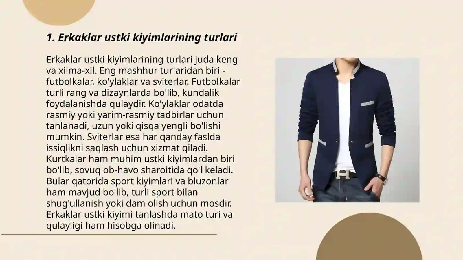 Erkaklar ustiki kiyimi ketma ketligi 3