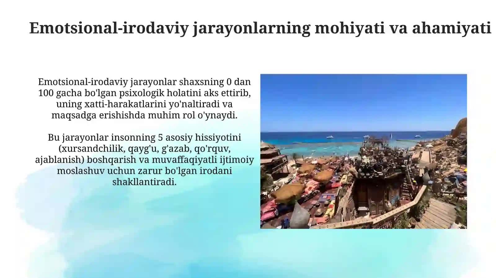 Emotsional-irodaviy jarayonlarning mohiyati va ahamiyati 3