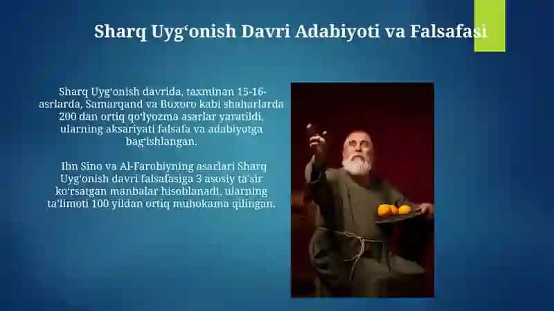 Sharq Uyg‘onish davri falsafasi 3