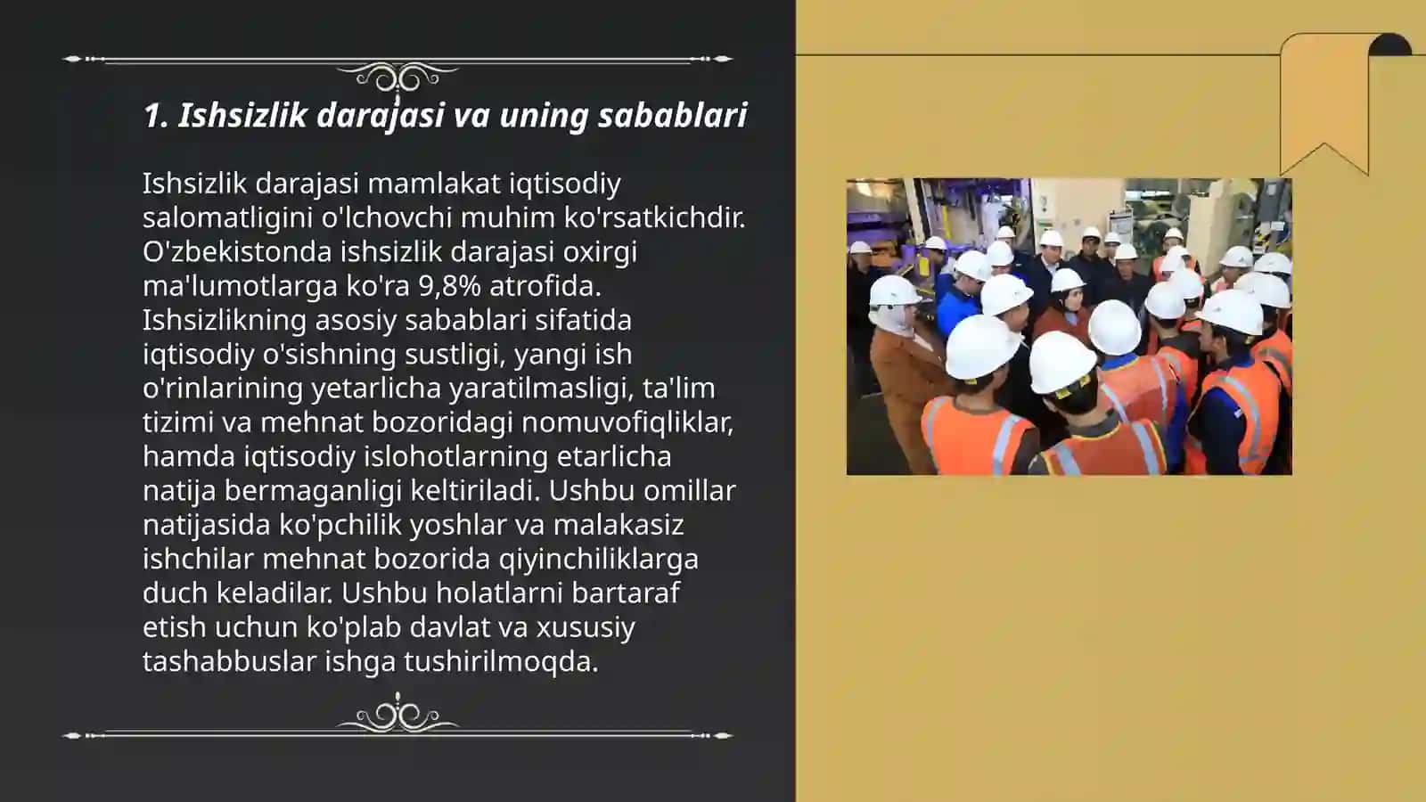 Aholini ish bn taminlash 3