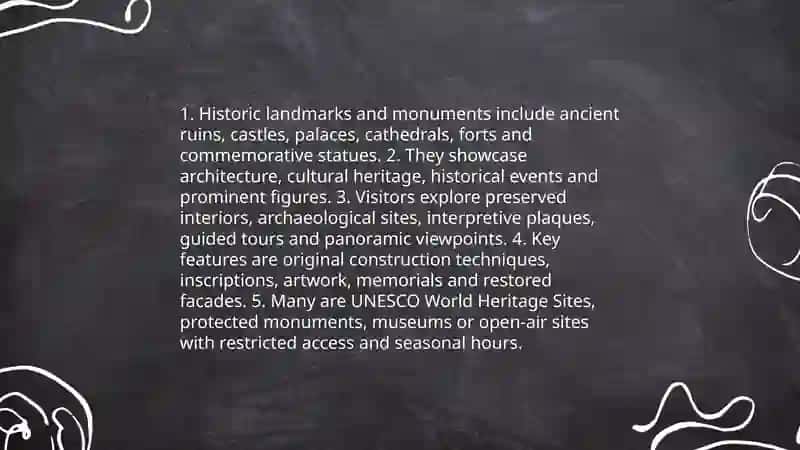 Historic landmarks and monuments 3