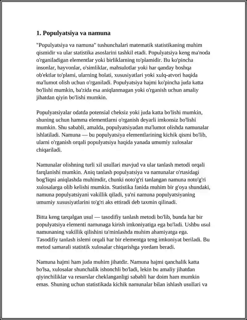 MATEMATIK STATISTIKANING ASOSIY TUSHUNCHALARI 3