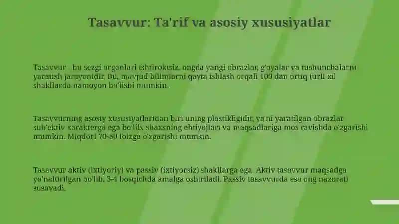 Xayol haqida tushuncha 3