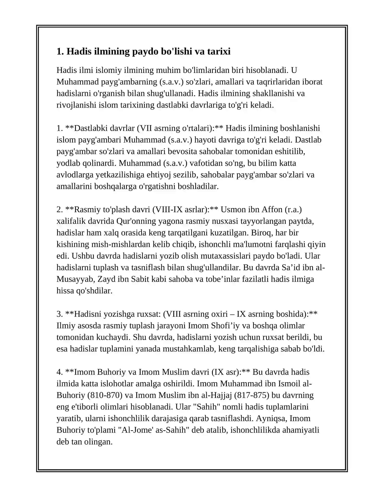 HADIS ILMI VA UNING TARBIYAVIY AHAMIYATI 3